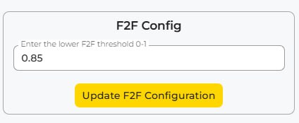 Face Verification Configuration
