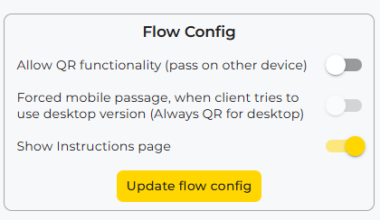 Flow Configuration